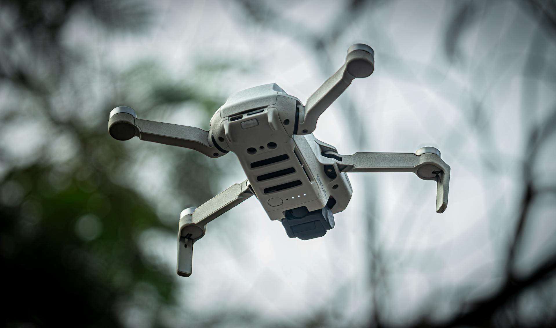 Drone flying