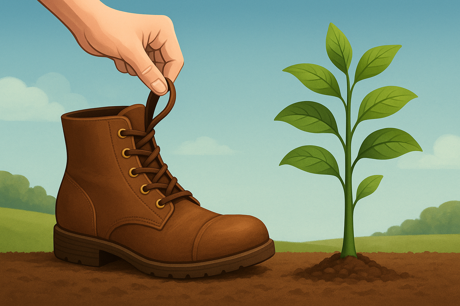 Bootstrapping Image where boot is next to sapling